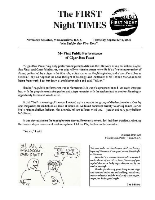 The FIRST Night TIMES